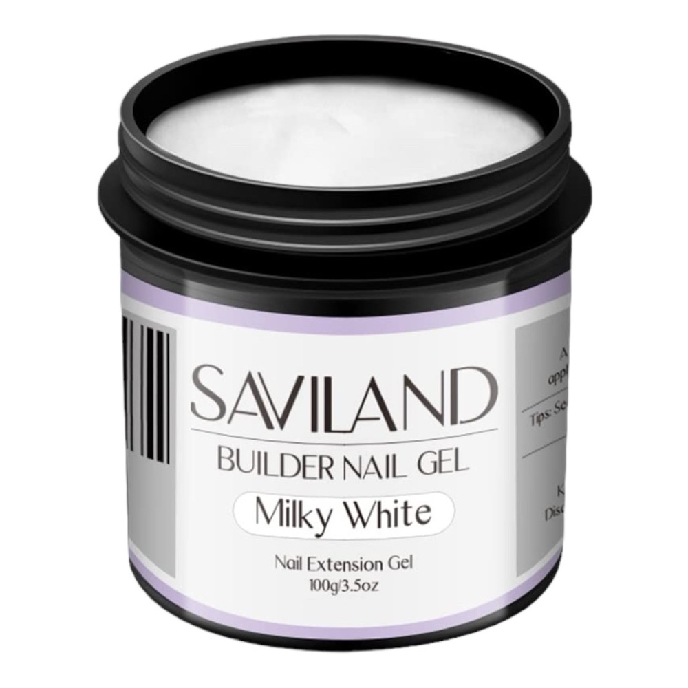 SAVILAND BUILDER NAIL GEL IN MILKY WHITE 100G - BNIB